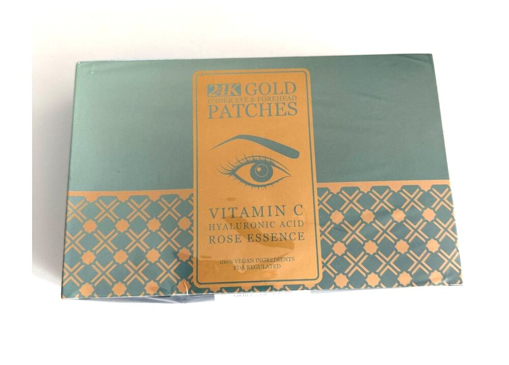 24K Gold Under Eye & Forehead patches 15 pack
